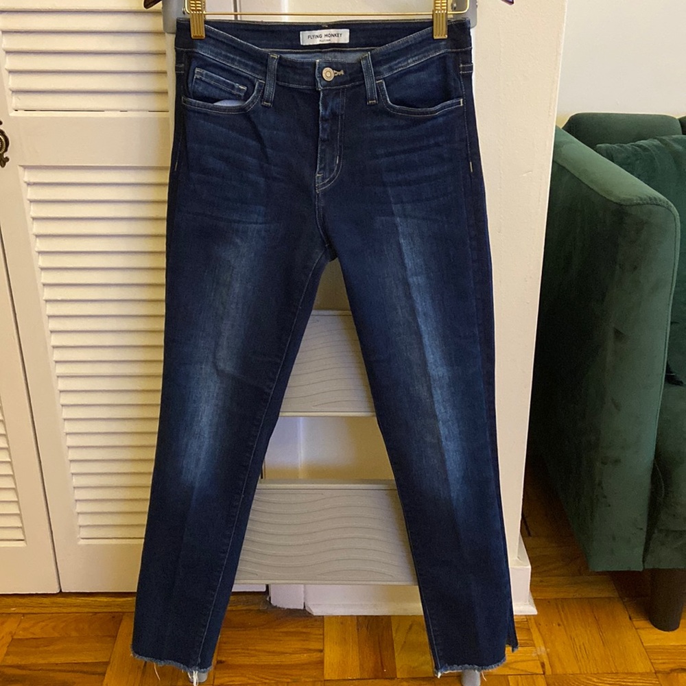 Flying Monkey womens dark denim jeans